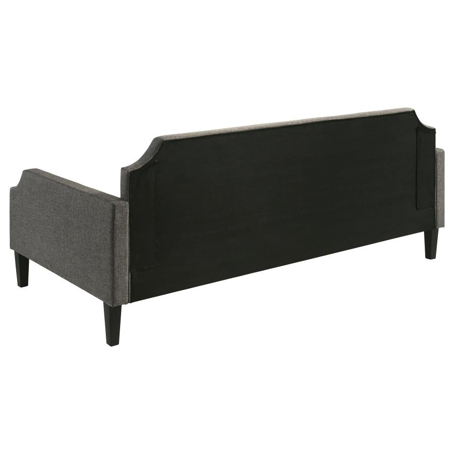 Olivia Upholstered Twin Daybed with Nailhead Trim-300636