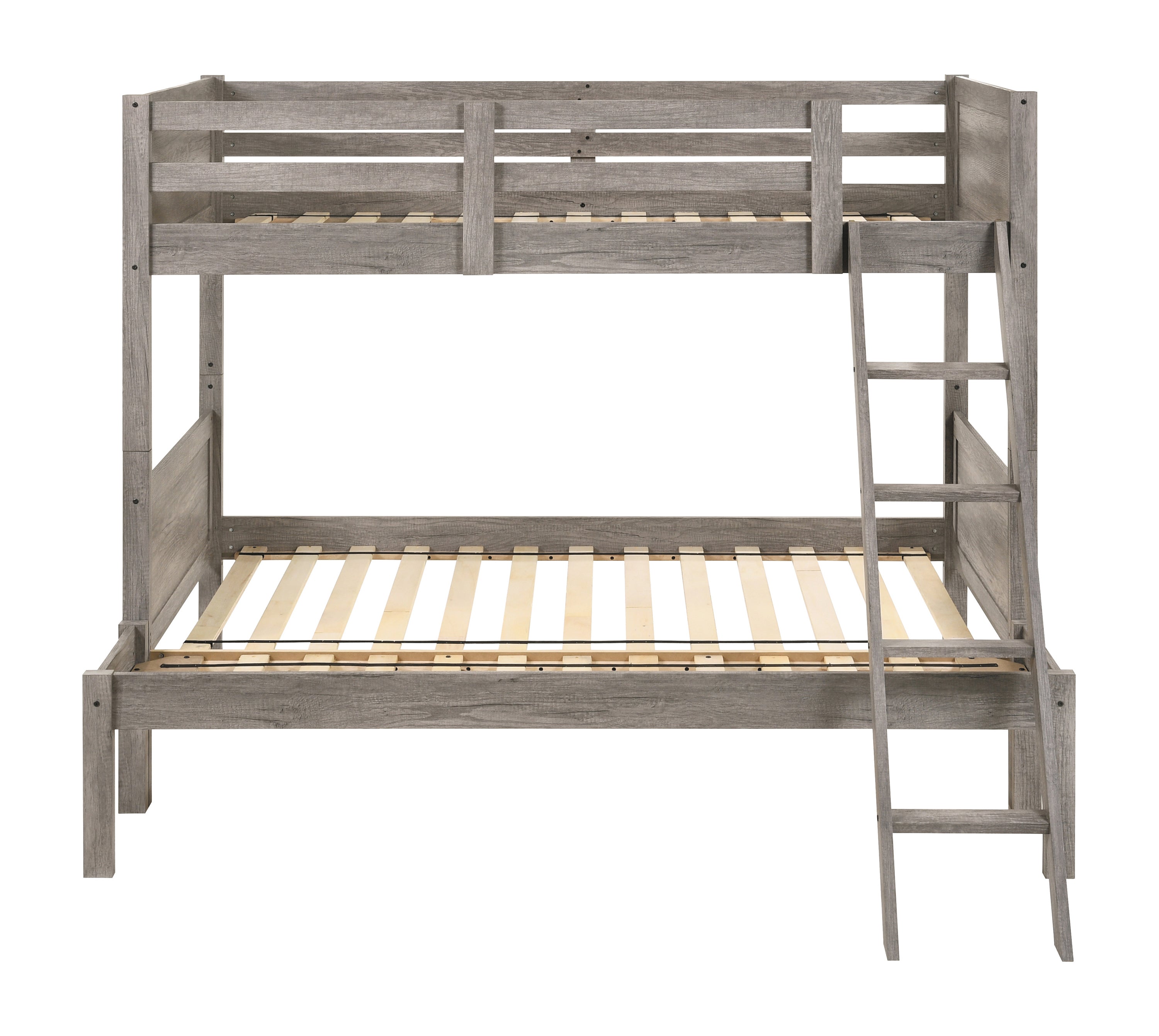 Ryder Wood Twin Over Full Bunk Bed Weathered Taupe- 400819