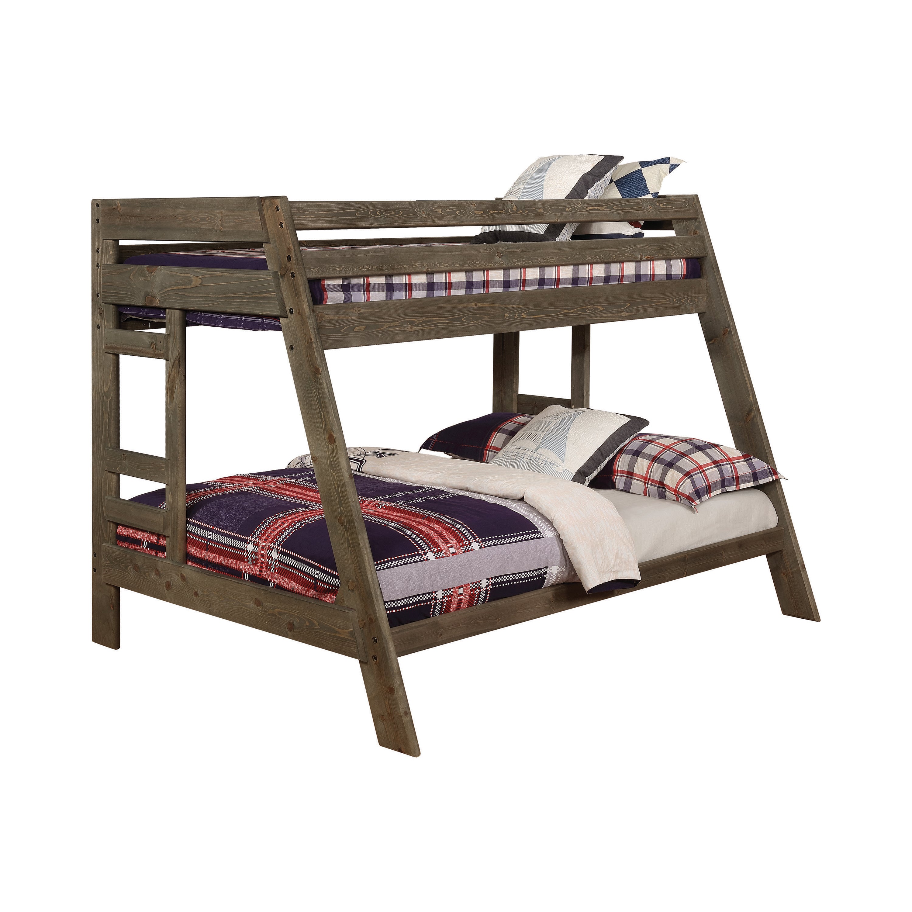 Wrangle Hill Twin Over Full Bunk Bed Gun Smoke-400830