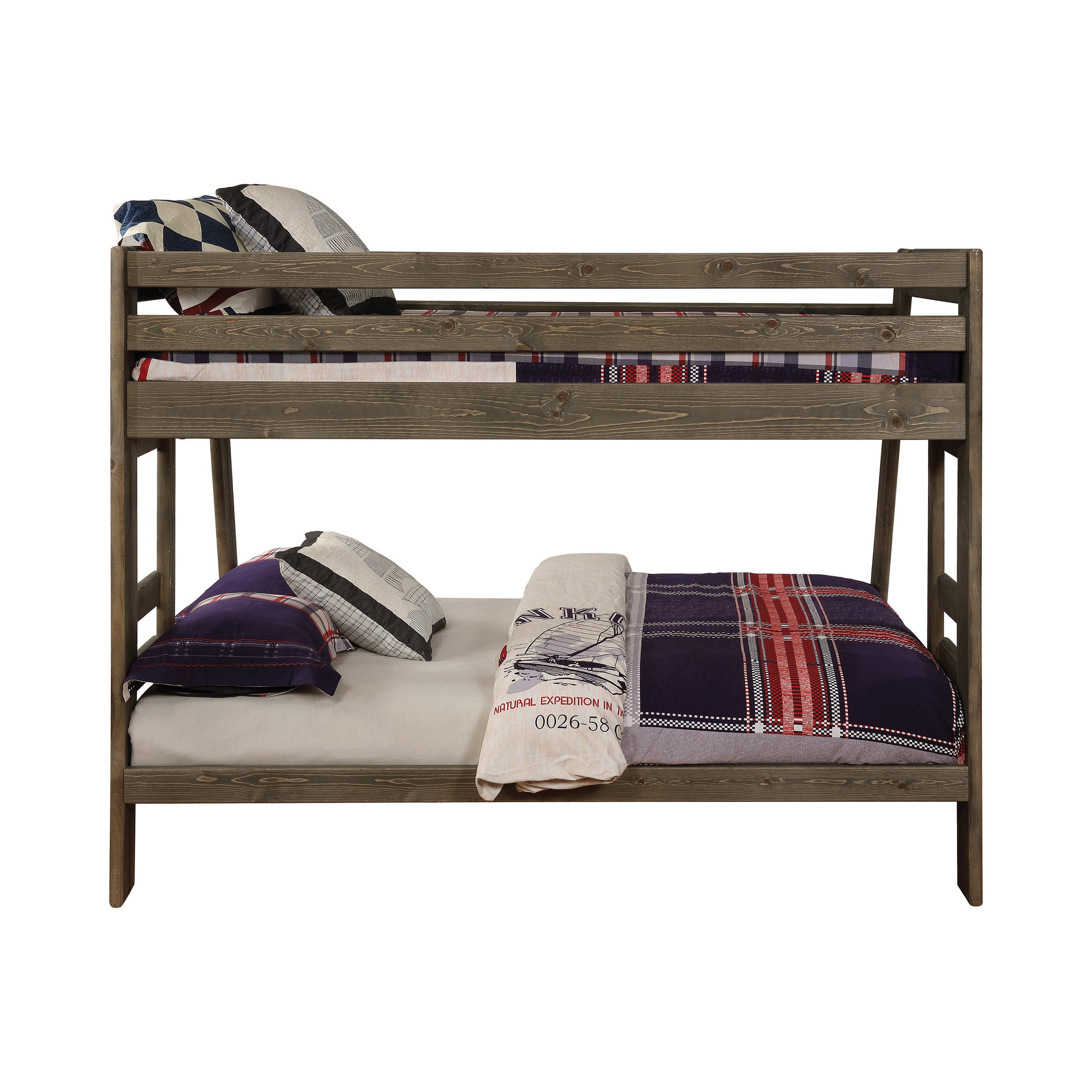 Wrangle Hill Twin Over Full Bunk Bed Gun Smoke-400830