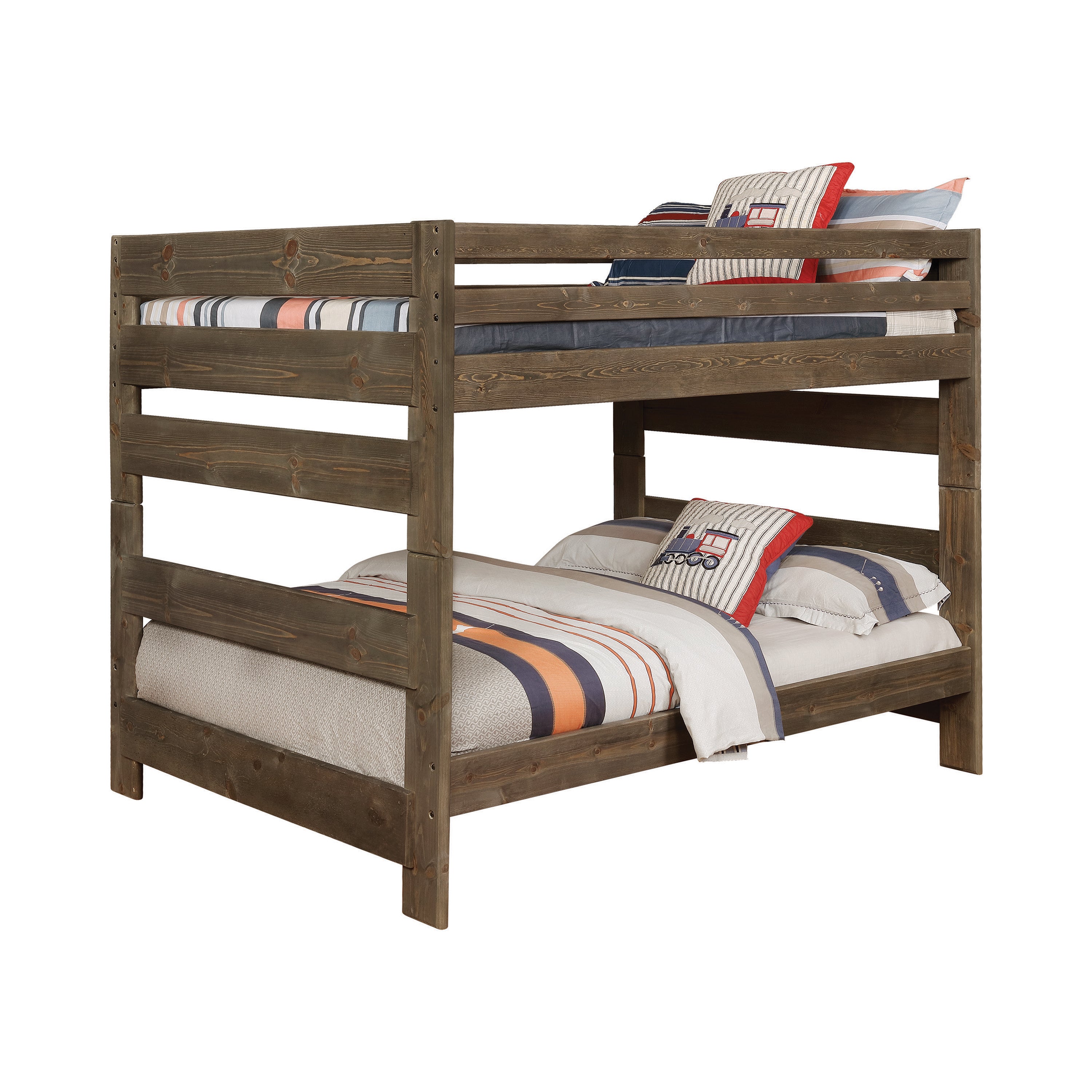 Wrangle Hill Full Over Full Bunk Bed Gun Smoke-400833