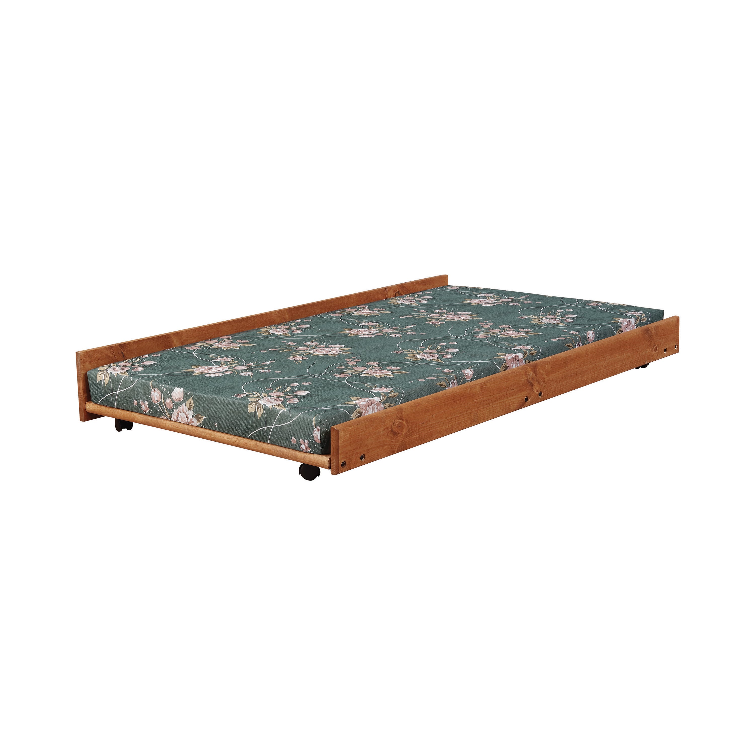 Wrangle Hill Wood Trundle With Bunkie Mattress Amber Wash-400837