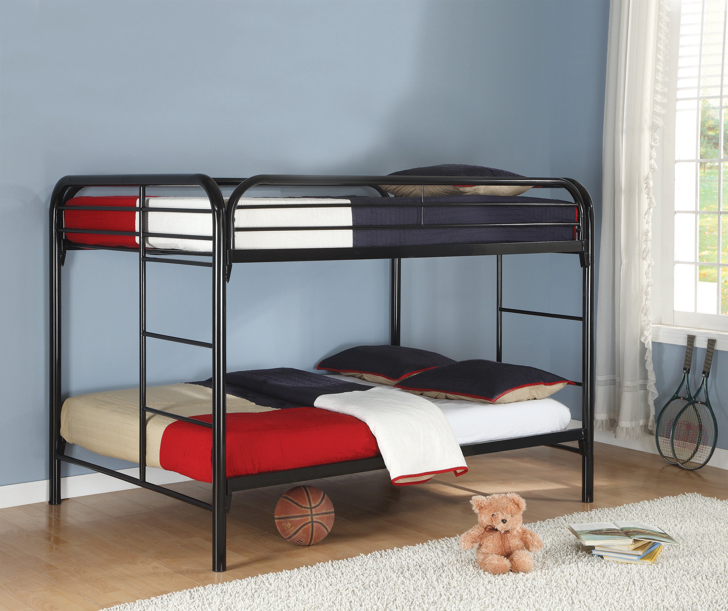 Morgan Full Over Full Bunk Bed Black-460056K