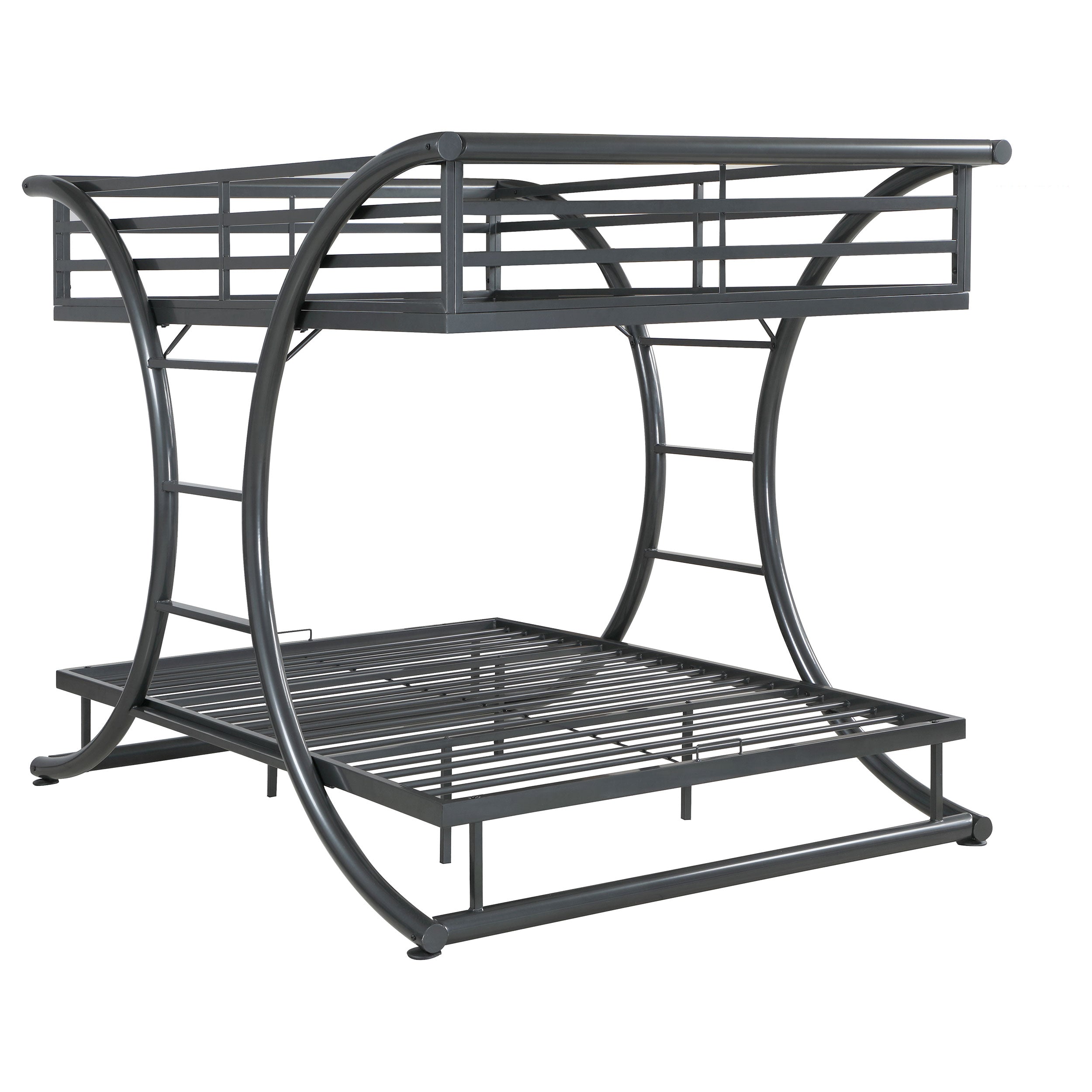 Stephan Metal Full Over Full Bunk Bed Gunmetal-460078