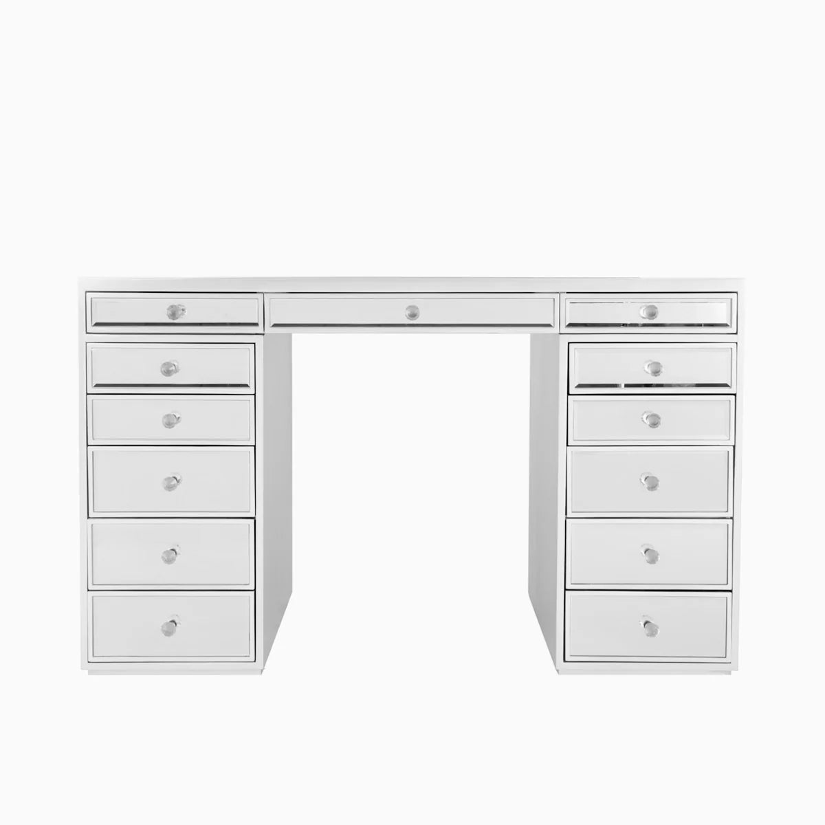 IVFT-MIRSLAY-SLV-N | SlayStation® Plus Premium Mirrored Vanity Table