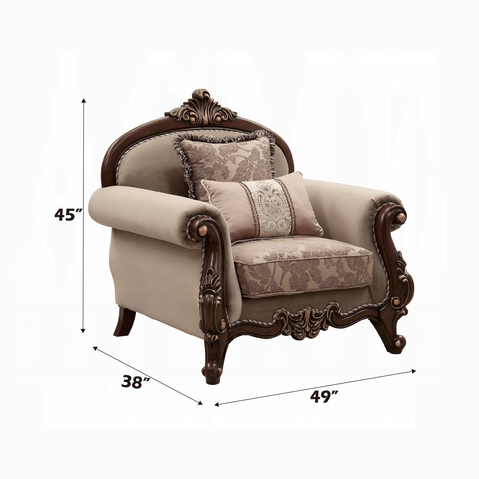 Mehadi Chair W/2 Pillows