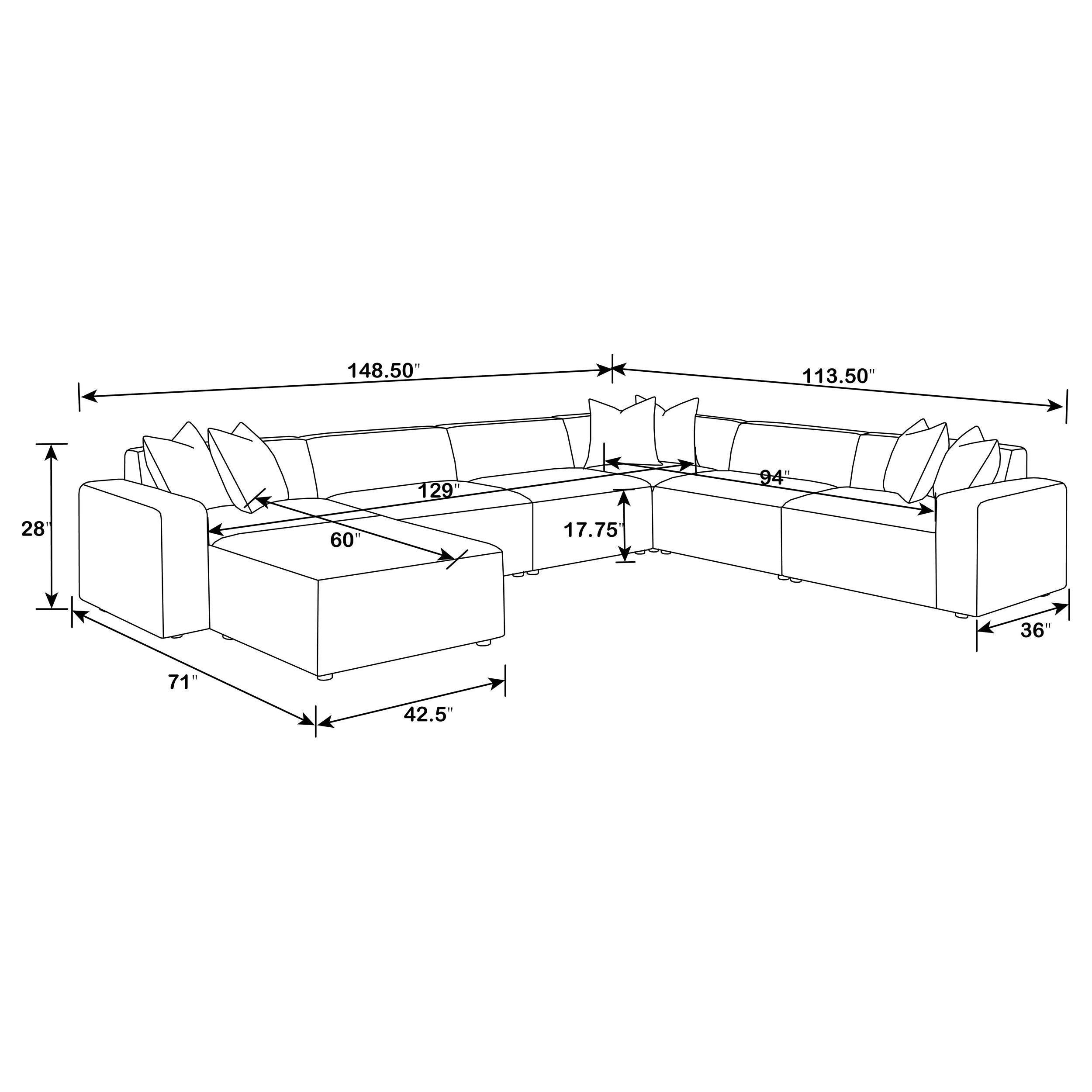 Freddie Upholstered Tight Back Armless Chair Pearl-551641