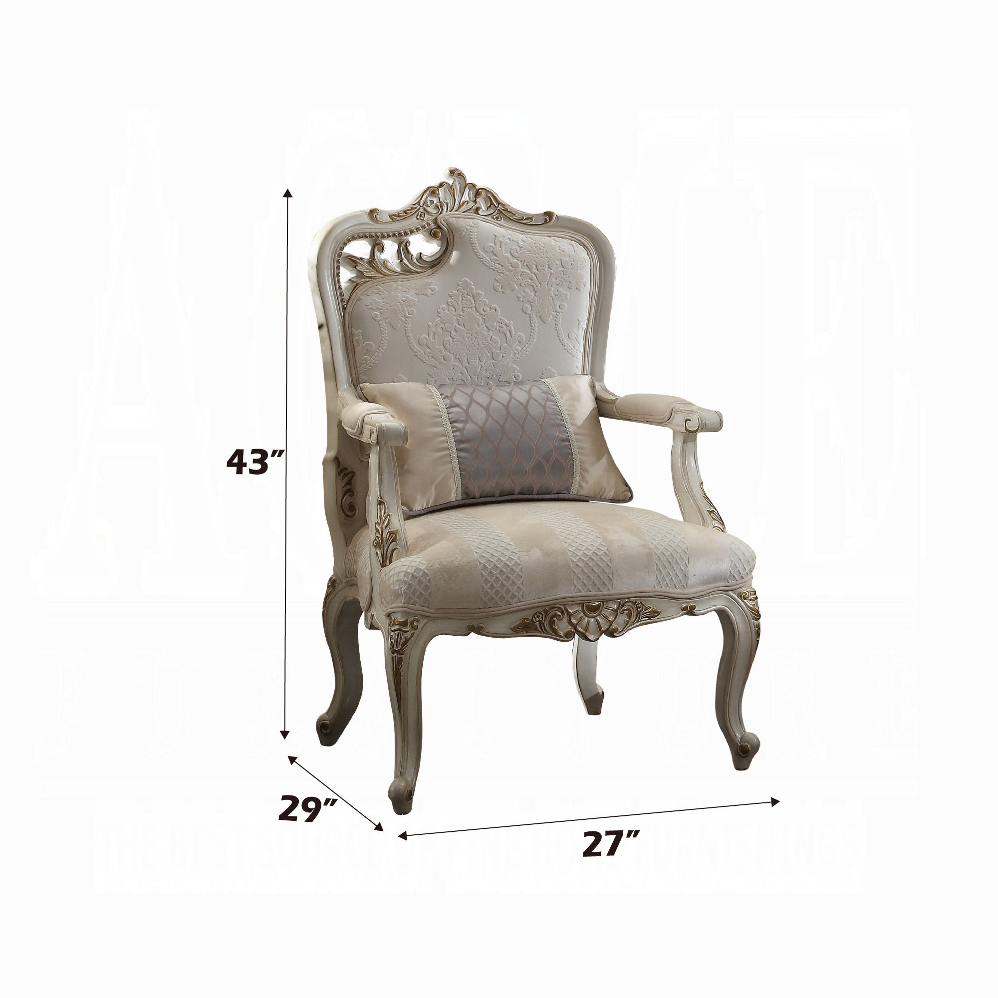 Picardy Chair W/Pillow (Lf Leaf)