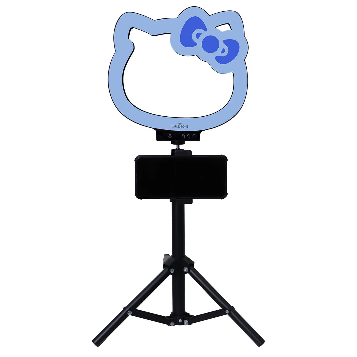 IVLR-LEDRINGHK10-BLK | Hello Kitty® Supercute 10” RGB Desktop Ring Light with Tripod