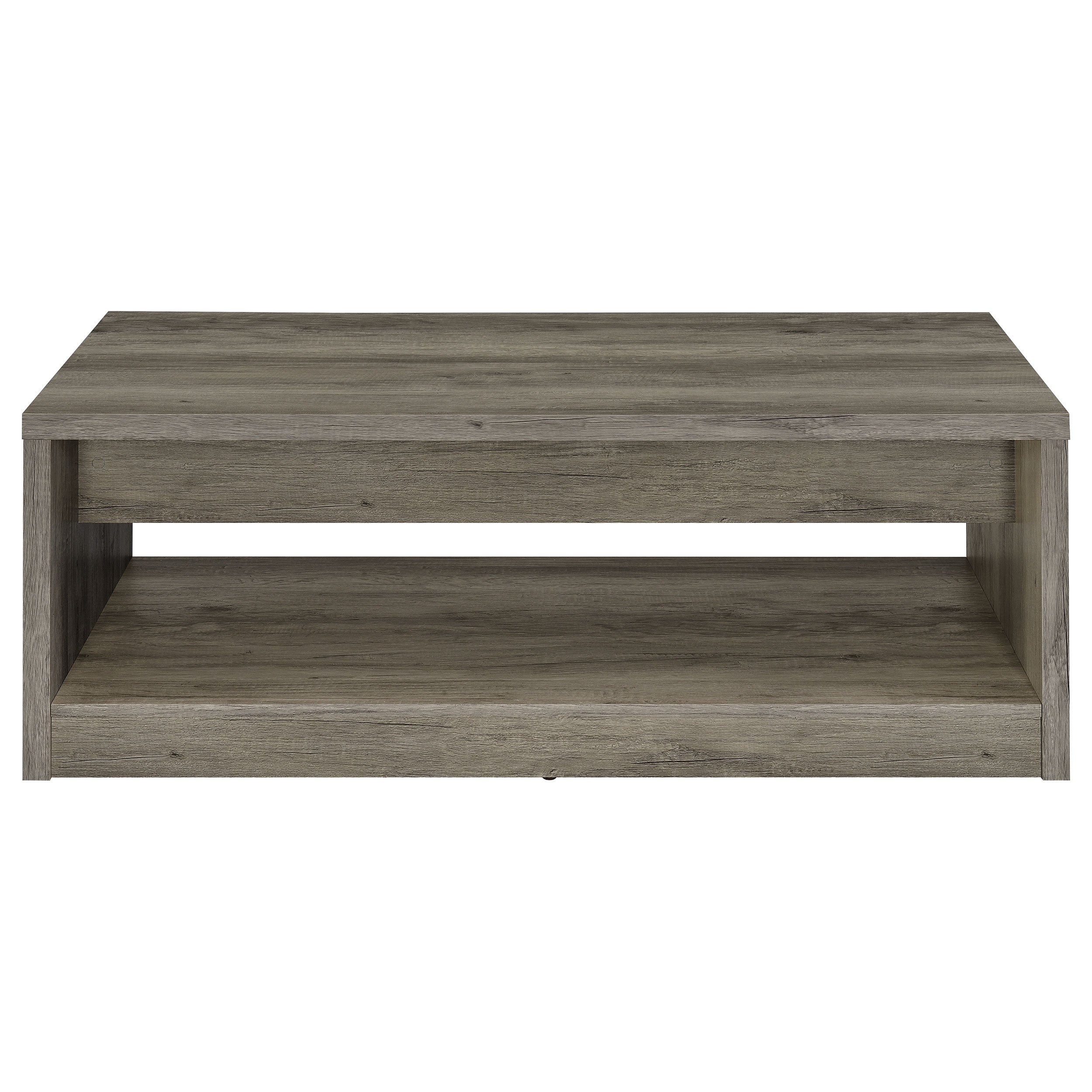 Felix 2-Drawer Rectangular Engineered Wood Coffee Table Grey Driftwood-707728