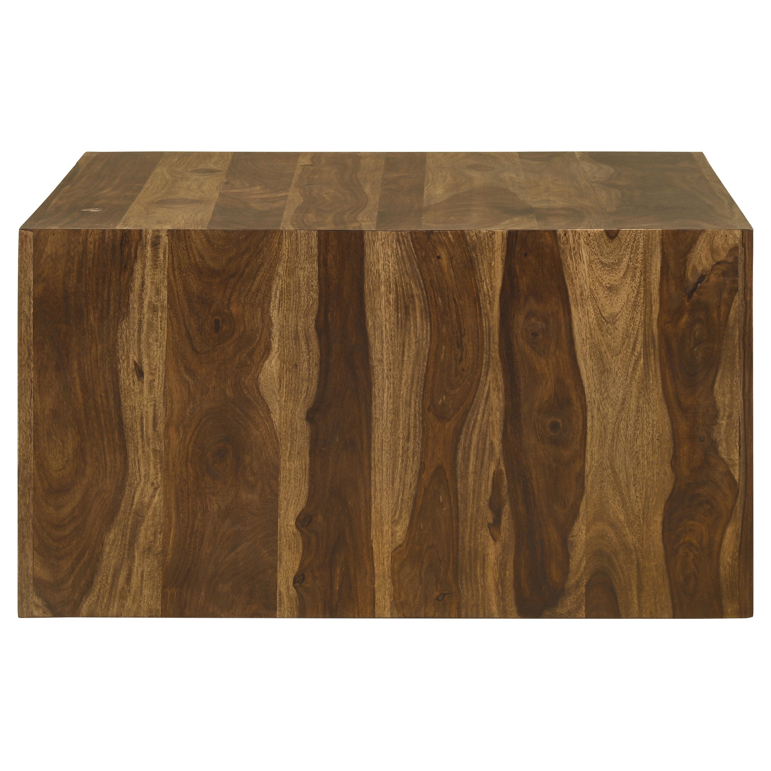 Odilia Square Solid Wood Coffee Table Auburn-708418