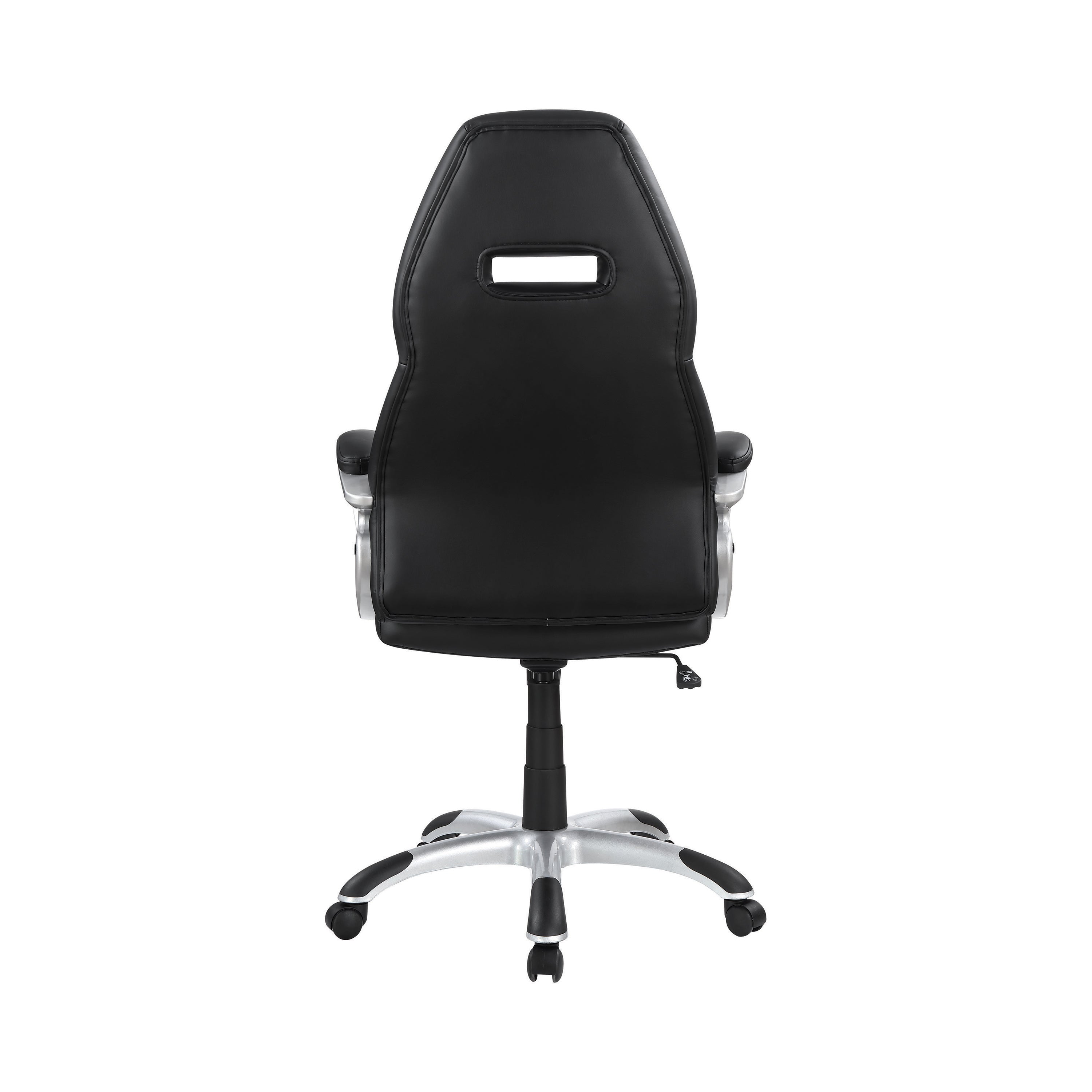 Bruce Upholstered Adjustable Home Office Desk Chair Black-801296