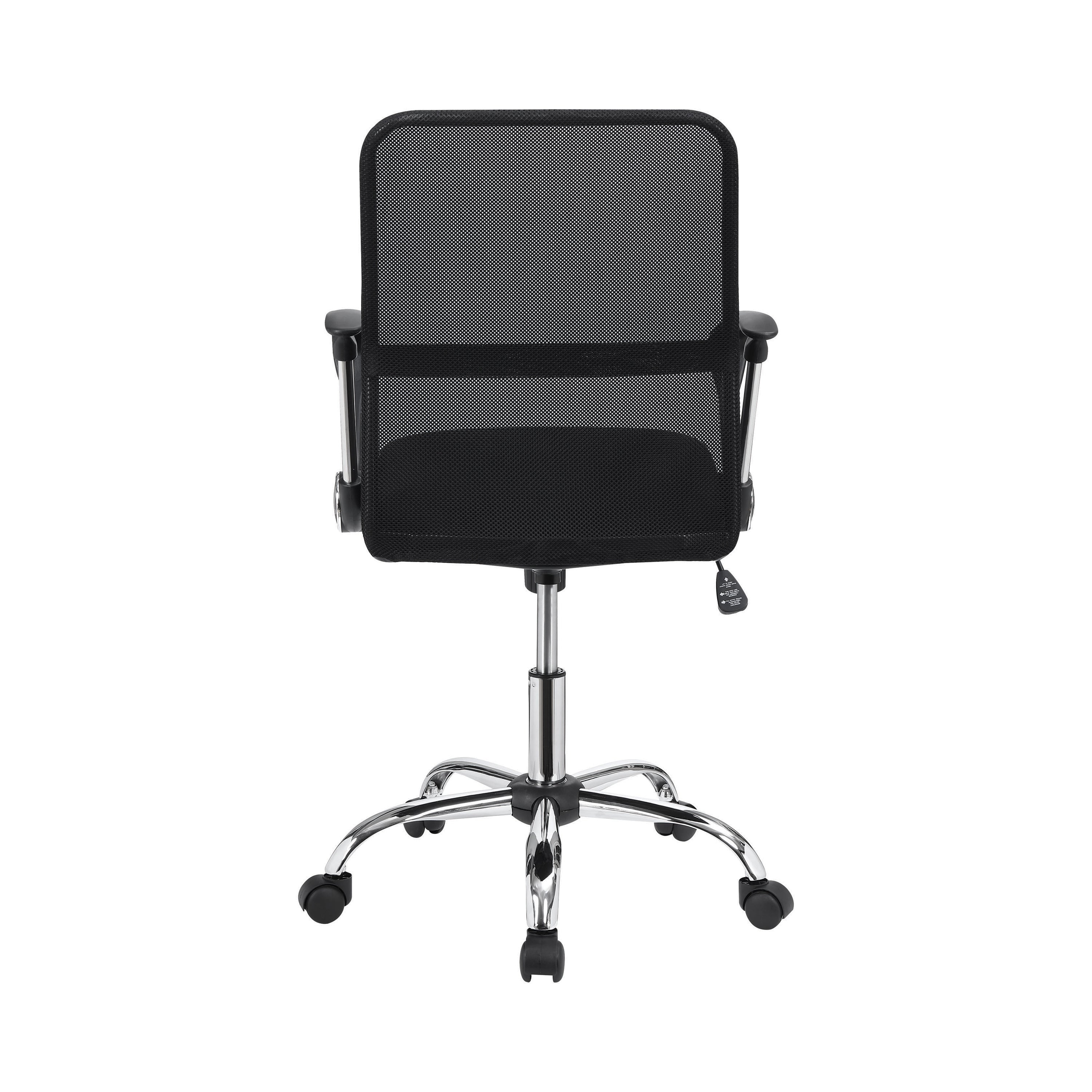 Gerta Upholstered Adjustable Mesh Office Desk Chair Black-801319