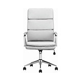 Ximena Upholstered Adjustable High Back Office Chair White-801746