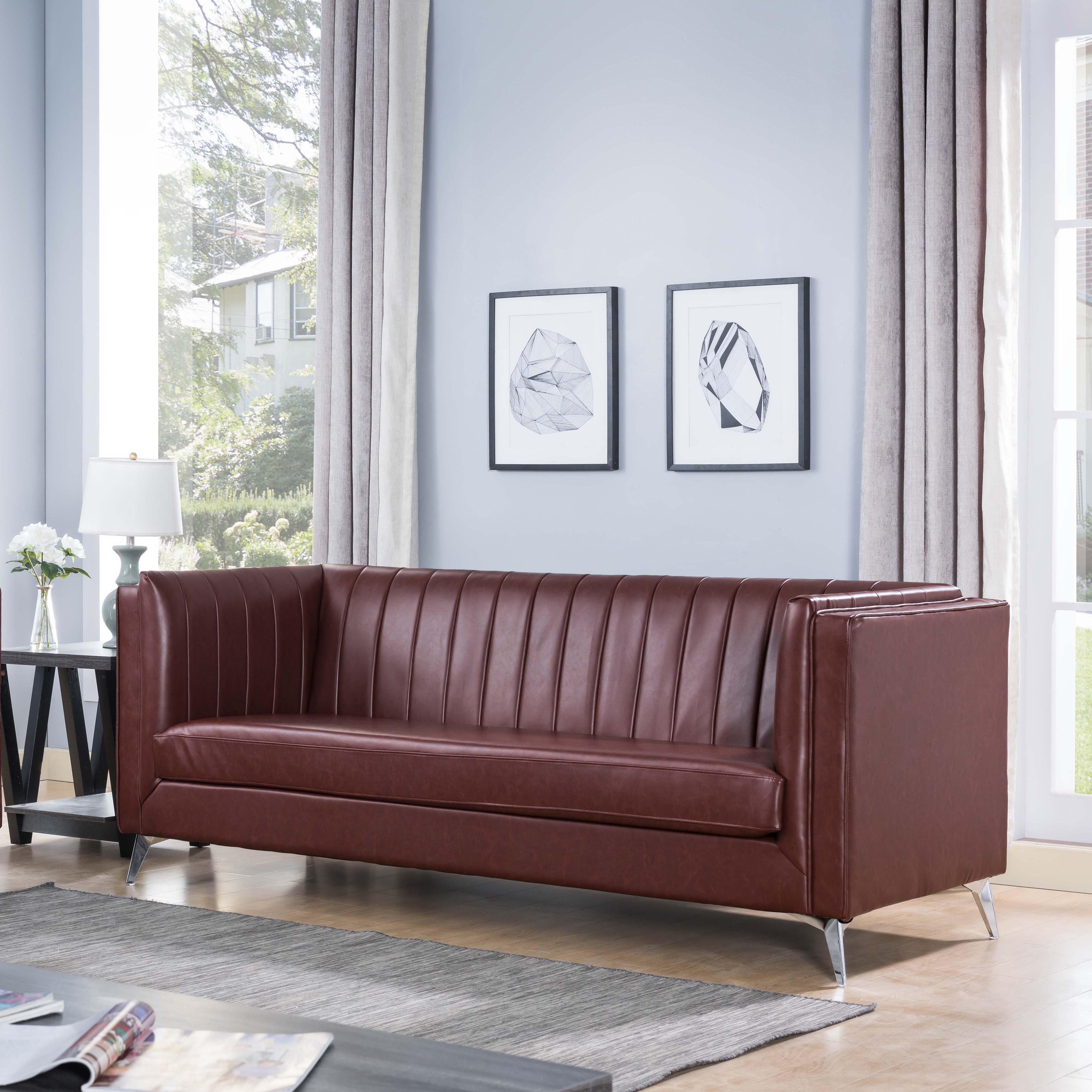 8086-BRN-3 |  SOFA - BROWN