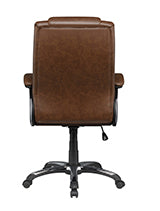 Nerris Adjustable Height Office Chair With Padded Arm Brown And Black-881184