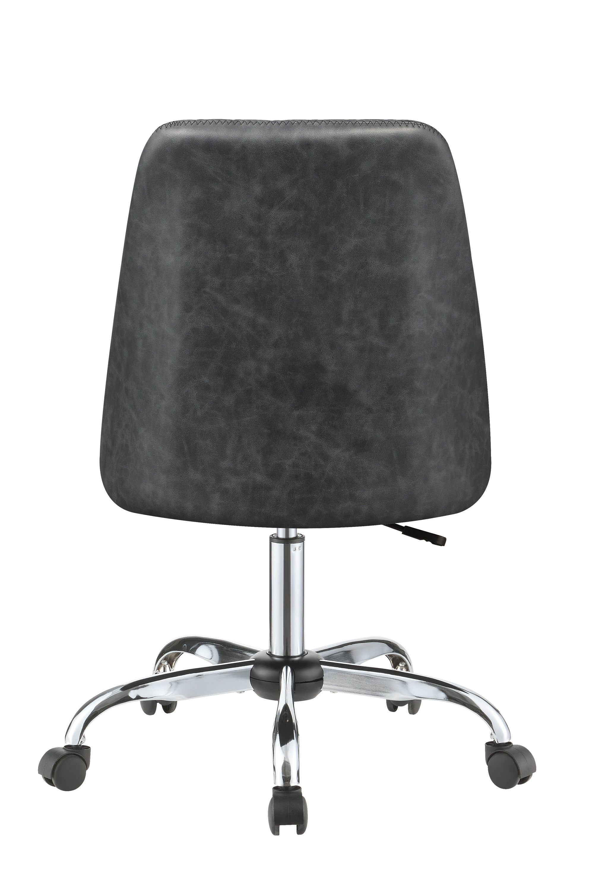 Althea Upholstered Tufted Back Office Chair Grey And Chrome-881196