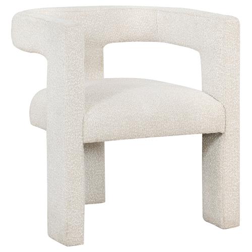 Petra Boucle Upholstered Accent Side Chair White-902881