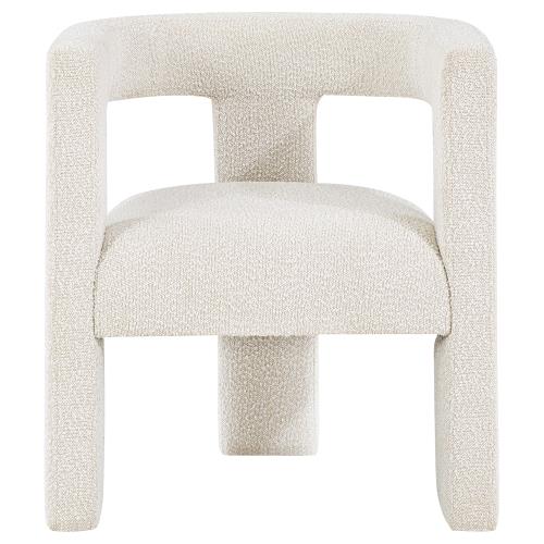 Petra Boucle Upholstered Accent Side Chair White-902881