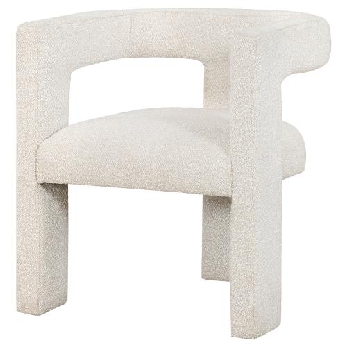 Petra Boucle Upholstered Accent Side Chair White-902881