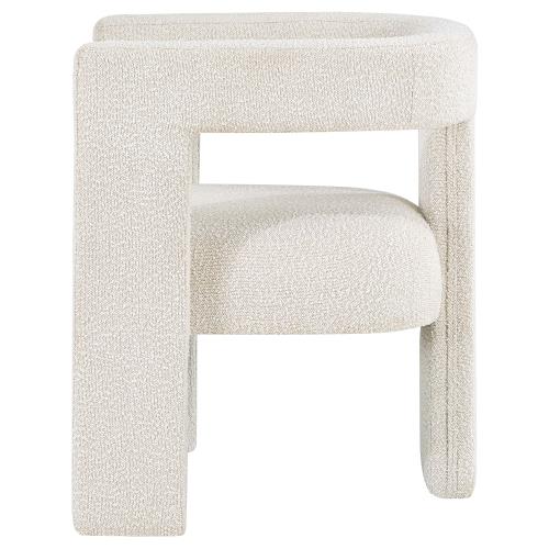 Petra Boucle Upholstered Accent Side Chair White-902881