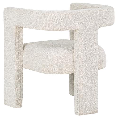 Petra Boucle Upholstered Accent Side Chair White-902881