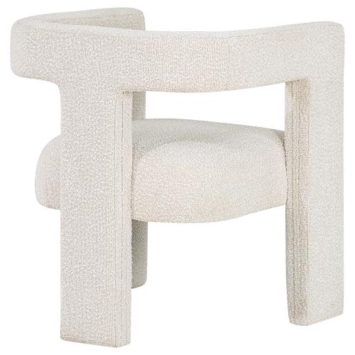 Petra Boucle Upholstered Accent Side Chair White-902881