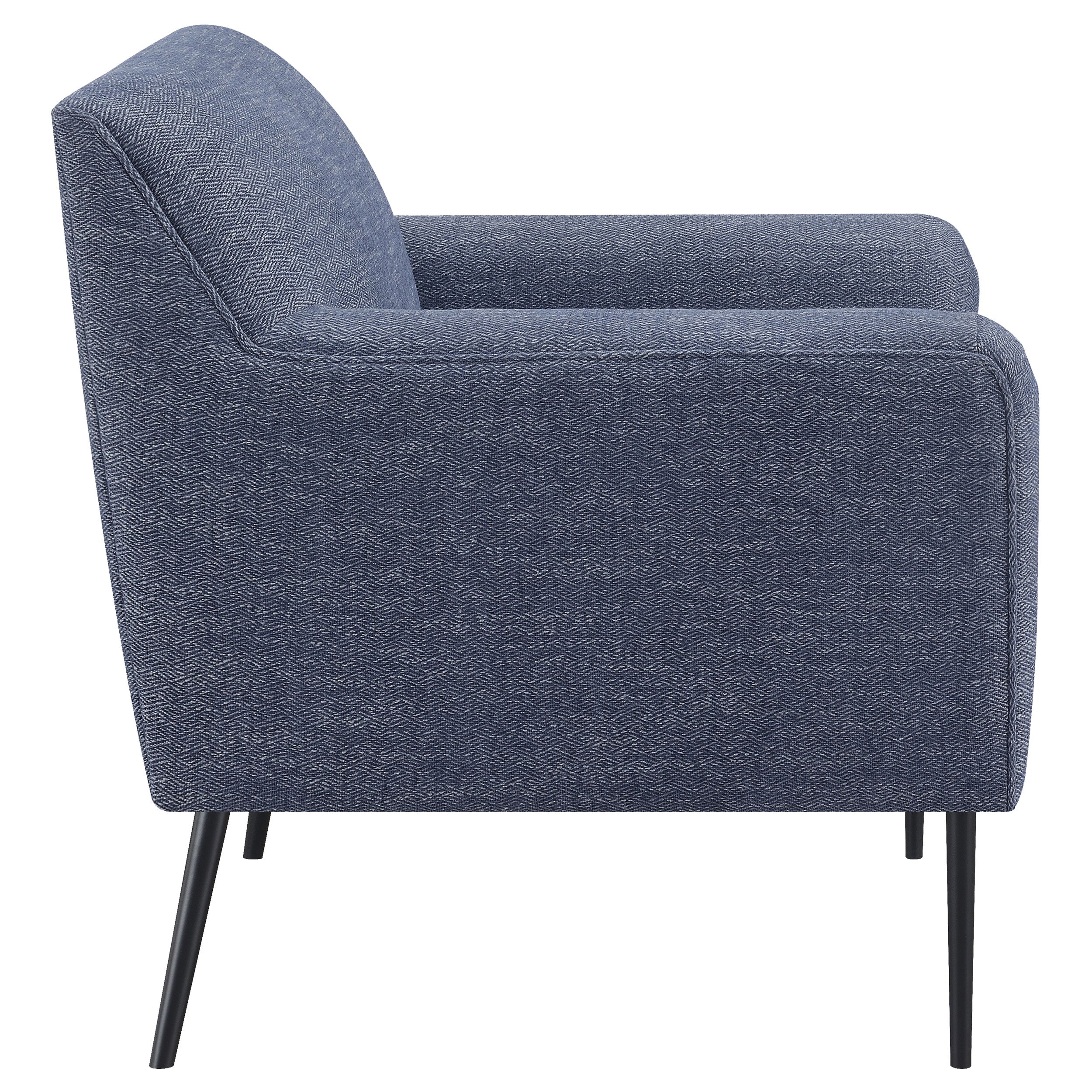 Darlene Upholstered Tight Back Accent Chair Navy Blue-905641