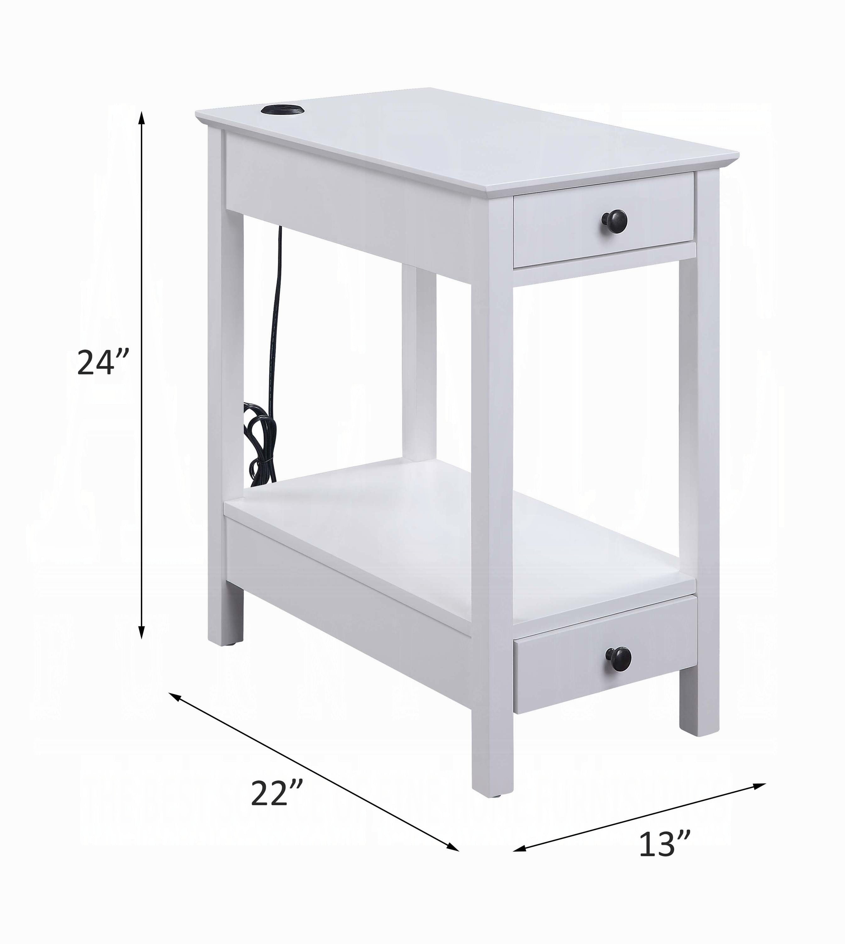 Byzad Accent Table W/USB