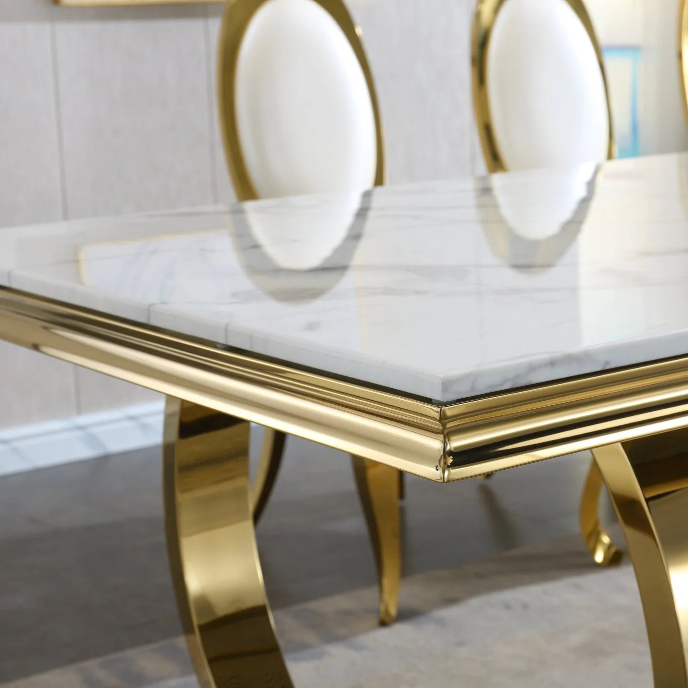 RDT316GM MARBLE DINING TABLE