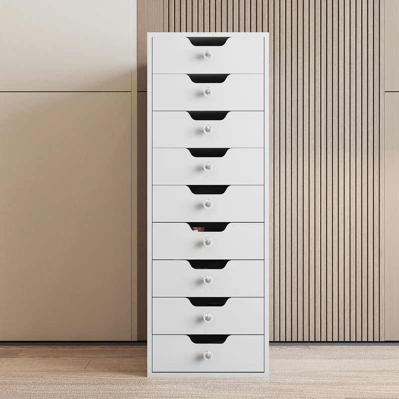 9-Drawer Makeup Vanity Storage Unit  VNT-9DRAWER-WHT