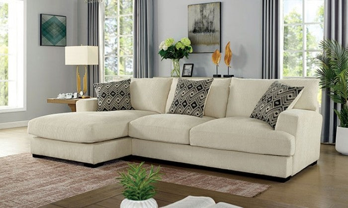 Kaylee L-Sectional W/ left Chaise-CM6587BG-SECT-L