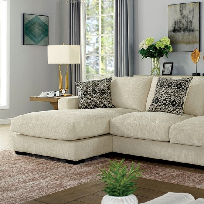 Kaylee L-Sectional W/ left Chaise-CM6587BG-SECT-L