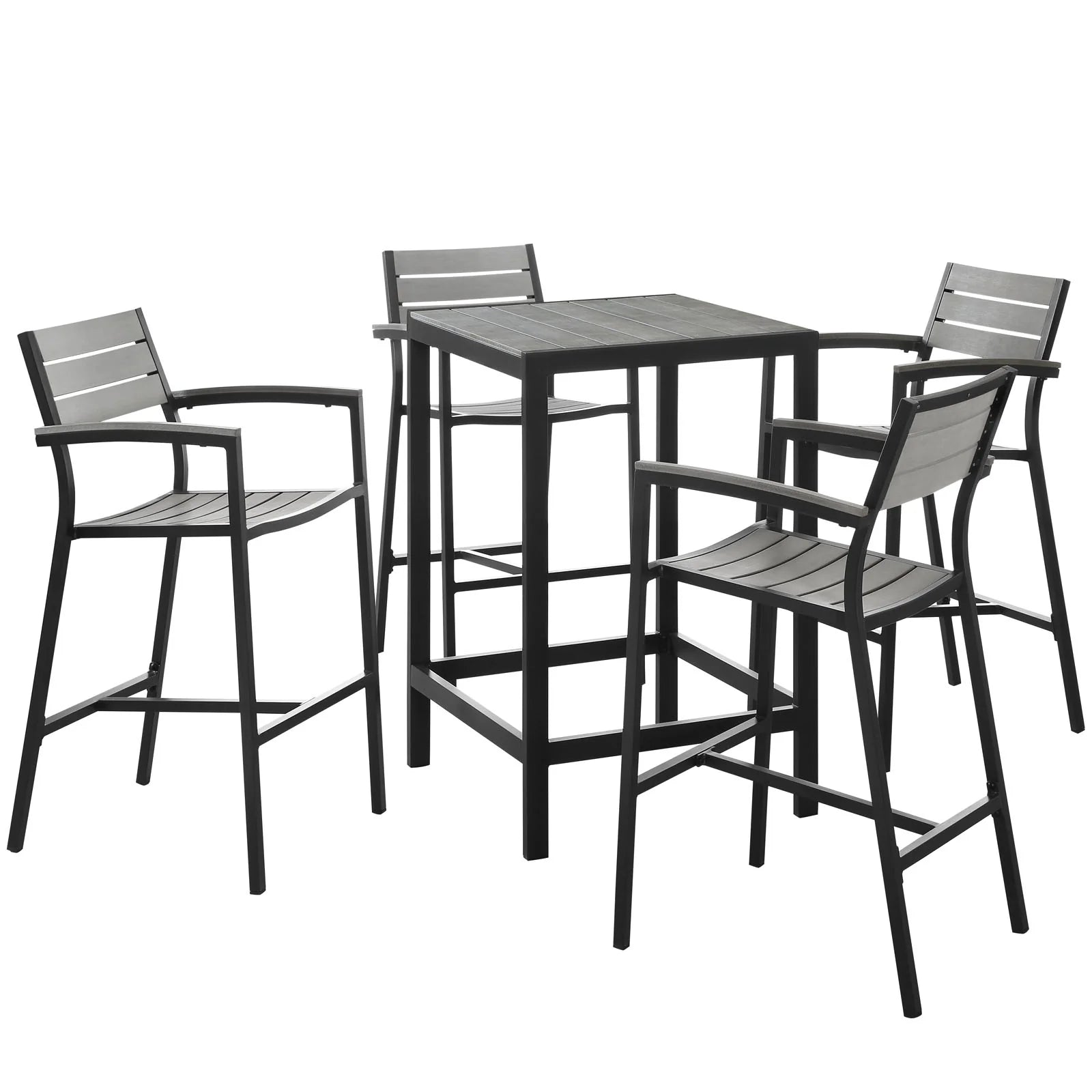 Maine 5 Piece Outdoor Patio Bar Set