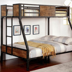 Clapton Twin/Full Bunk Bed - Black