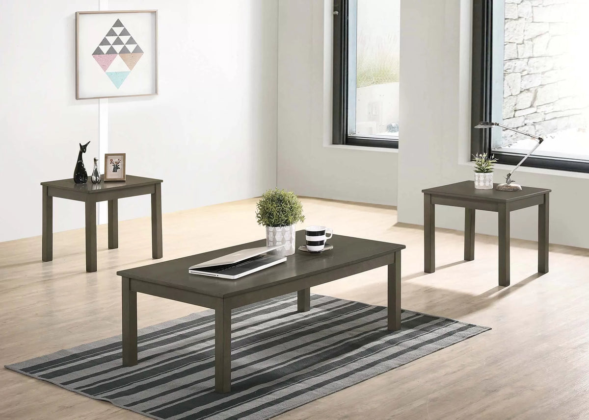 3-Piece Coffee and End Table Set - Espresso