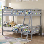 Candice Twin/Twin Bunk Bed - Gray