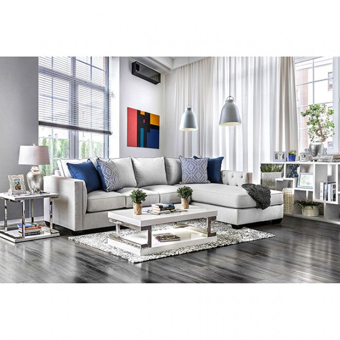 Ornella Sectional - Light Gray