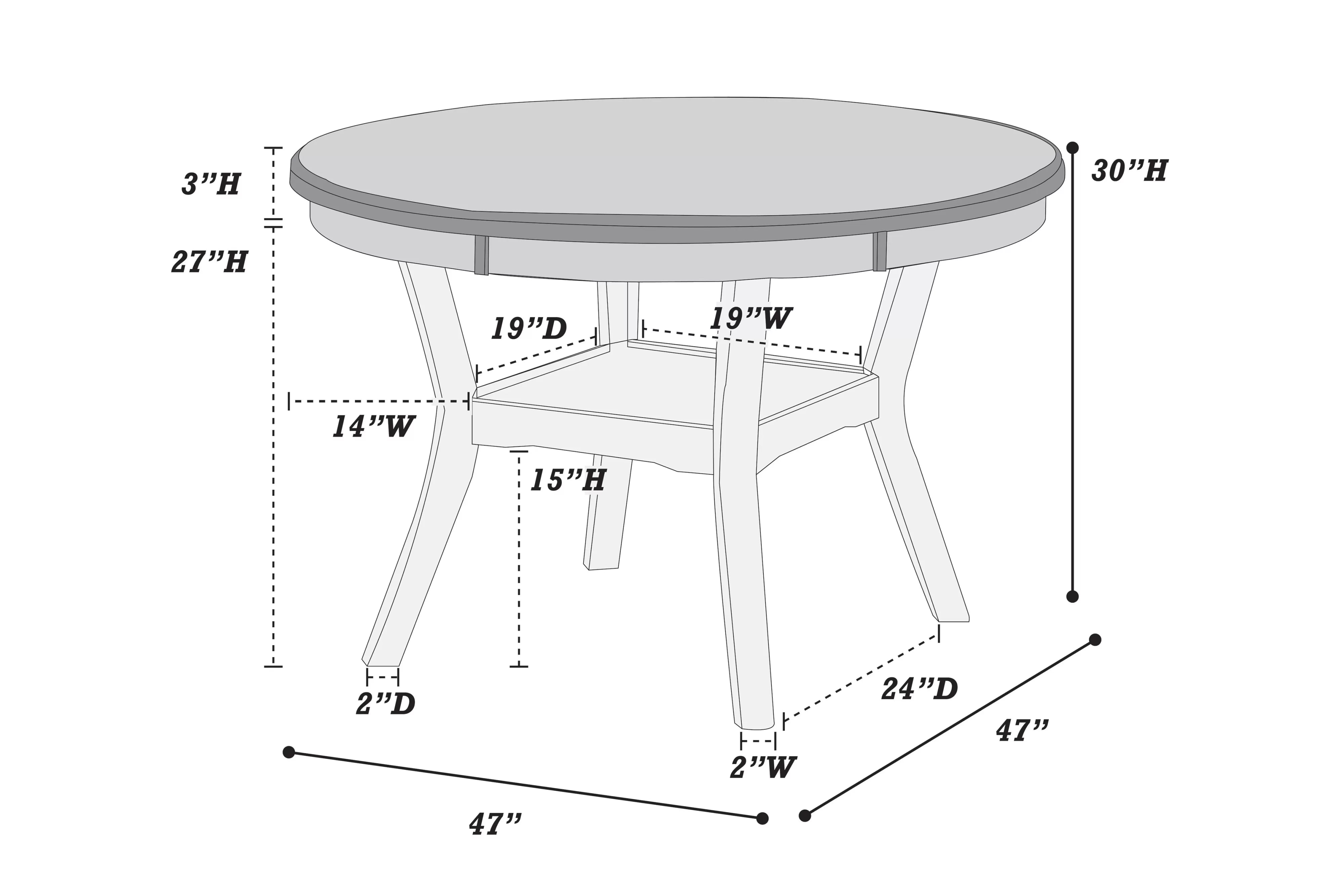 Dining Table || F2564
