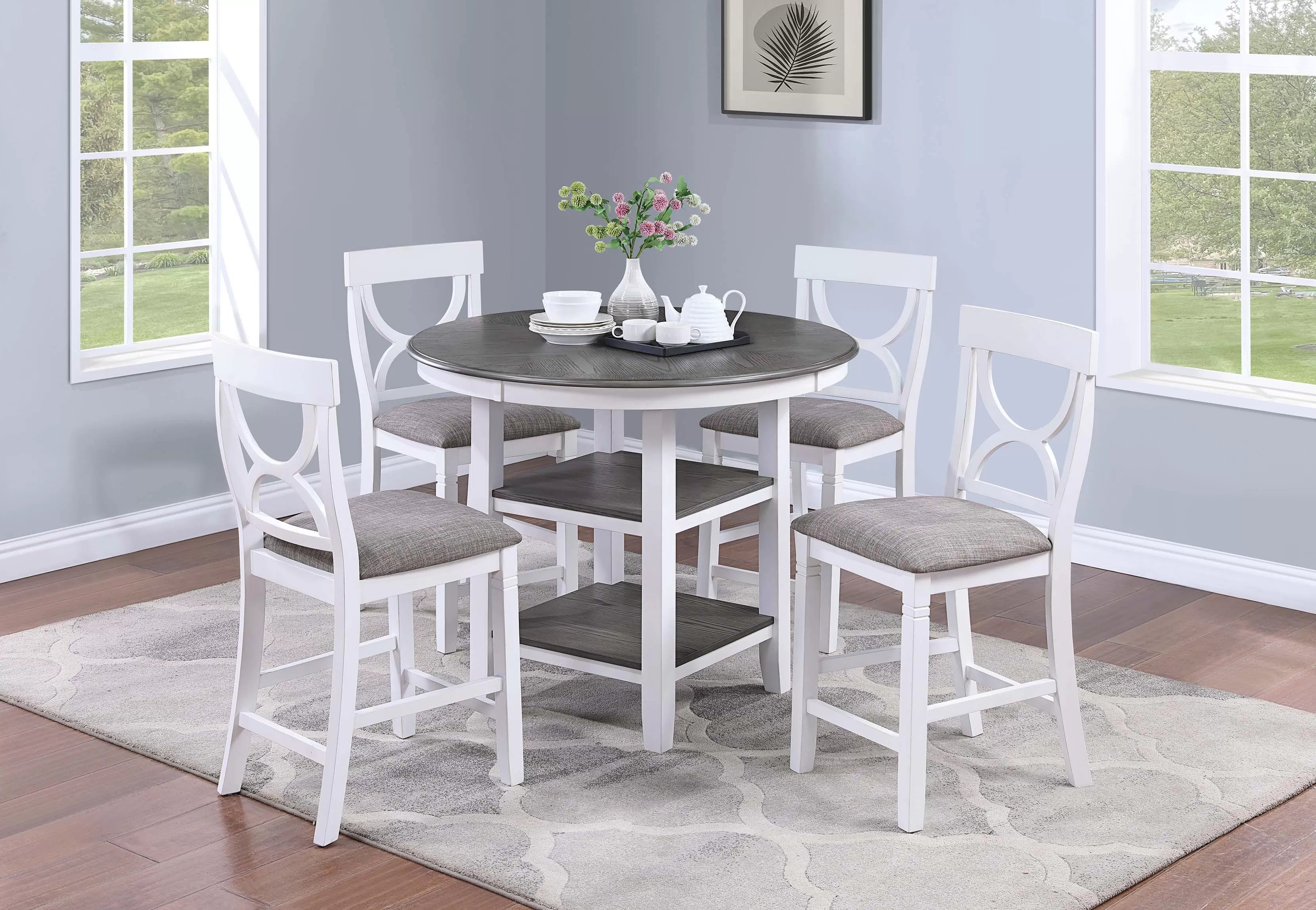 5-Pcs Counter Height Dining Set || F2625/ F2626