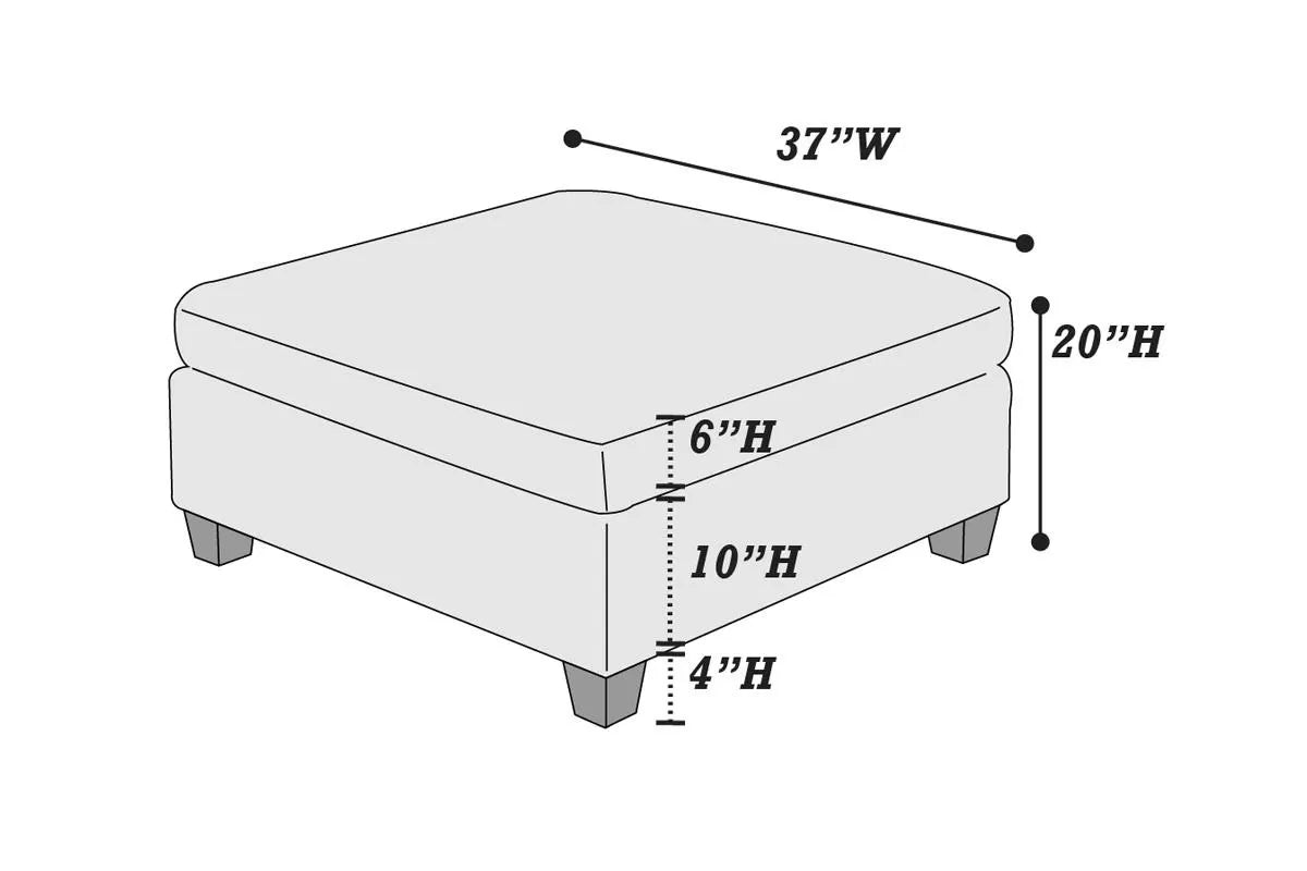 Modular Cocktail Ottoman || F6469  / F6835