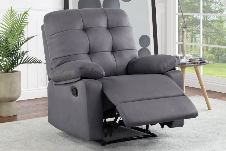 Plush Microfiber Recliner F6621