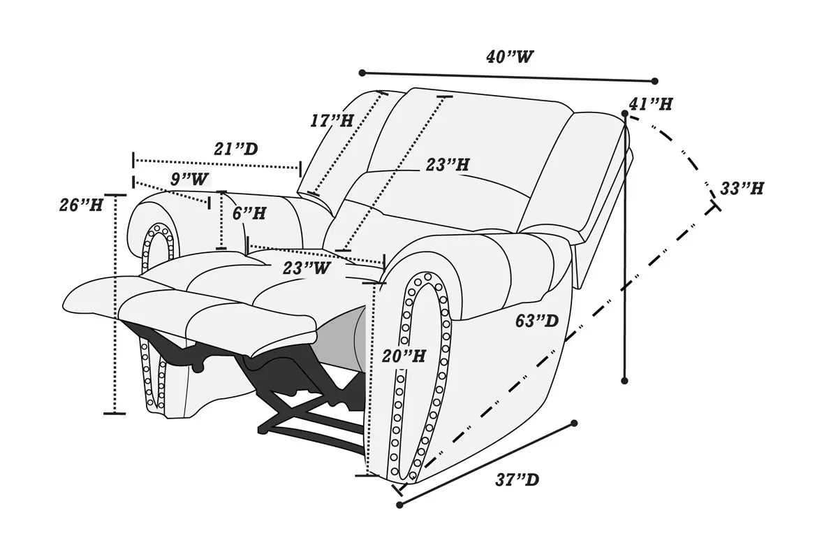Glider Recliner || F6751 / F6755
