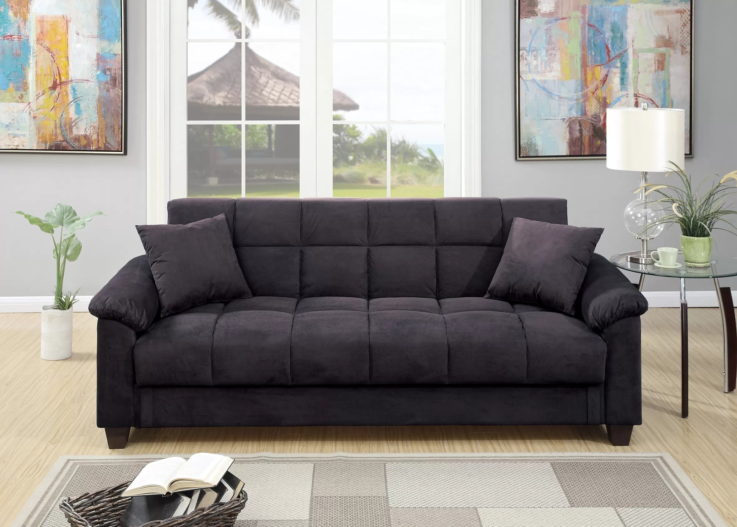 Convertible Sofa with 2 Accent Pillows || F7888 / F7889 / F8500