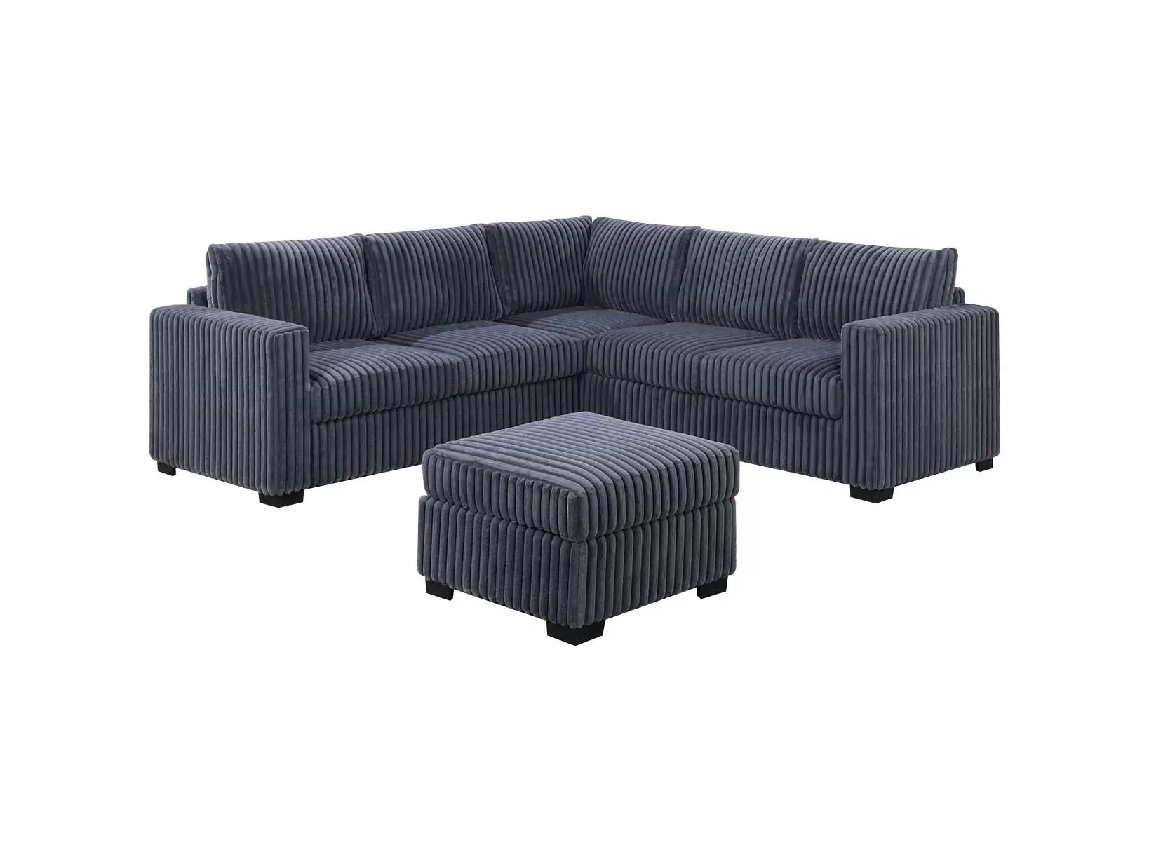 4-Piece Sectional Set W/ Ottoman ||  F8463 / F8464