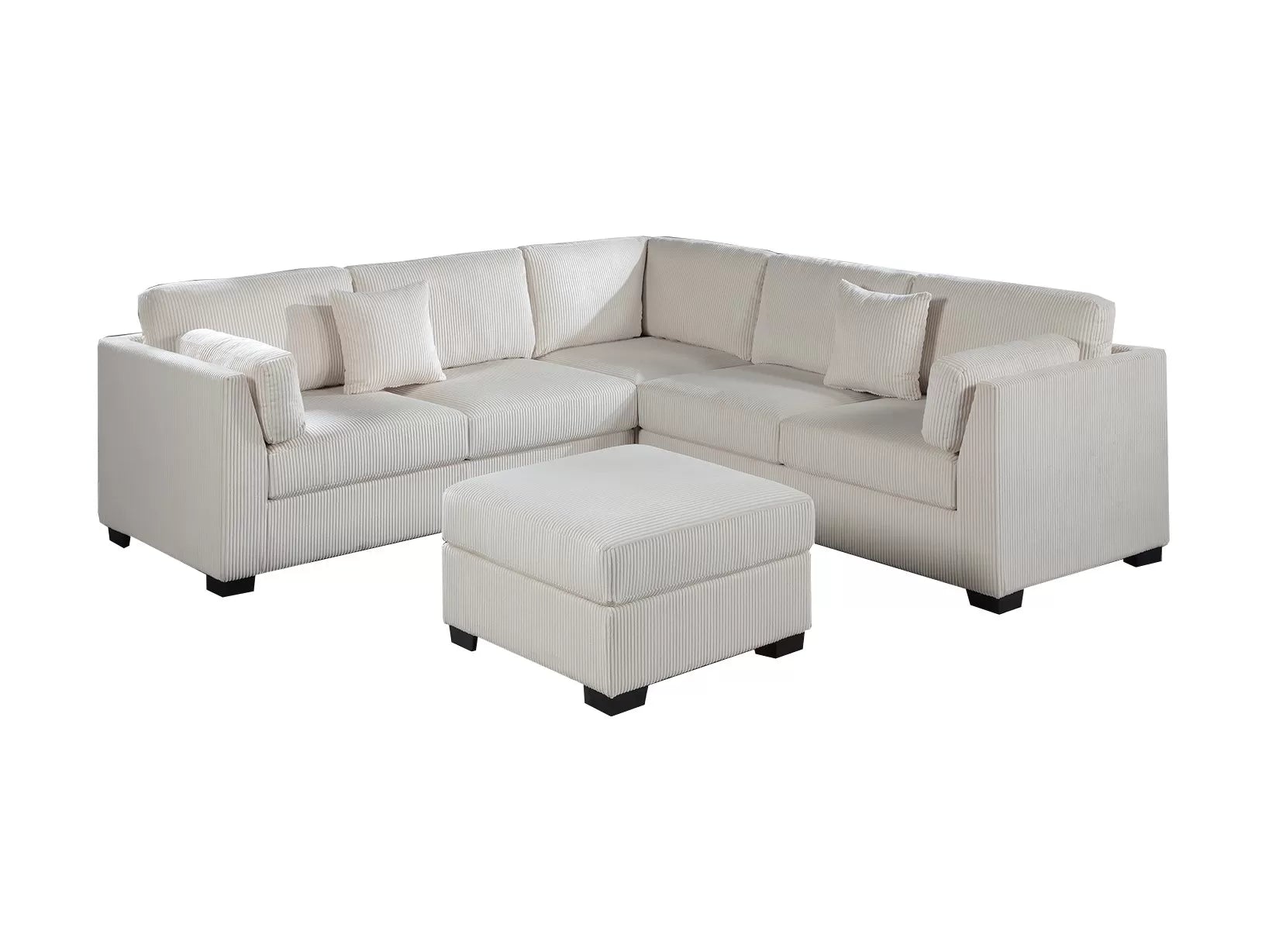 4-Piece Sectional Set W/ Ottoman ||  F8479 / F8480