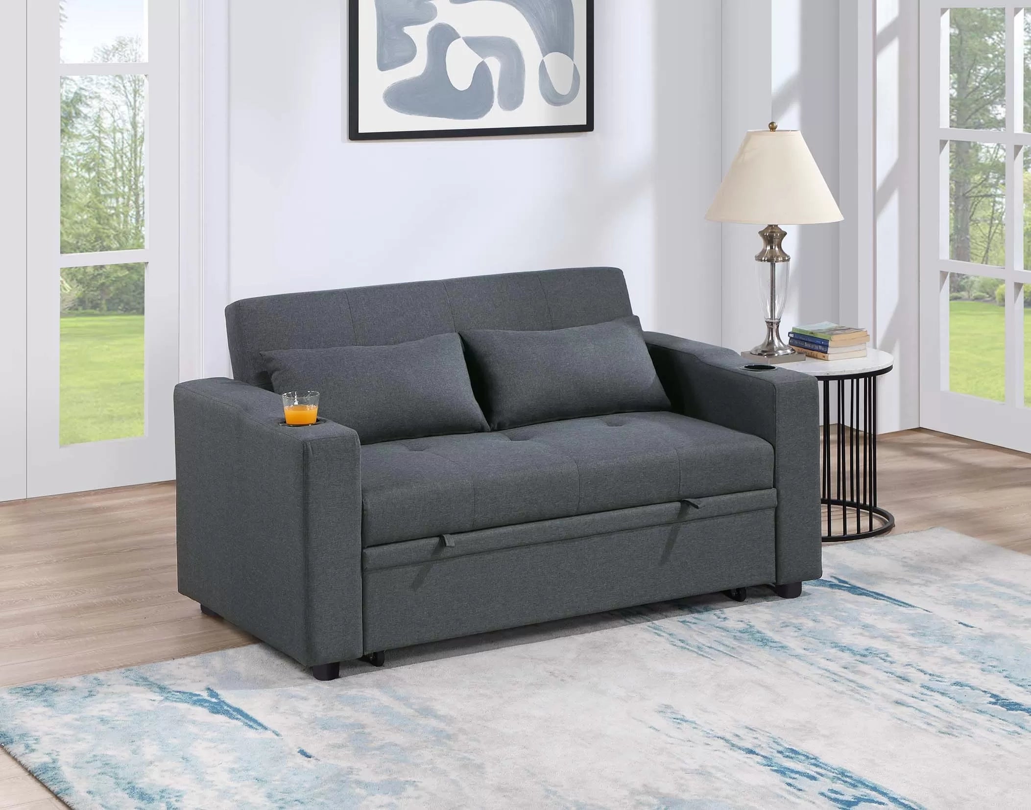 Convertible Sofa with 2 Accent Pillows || F8533 / F8534 / F8567