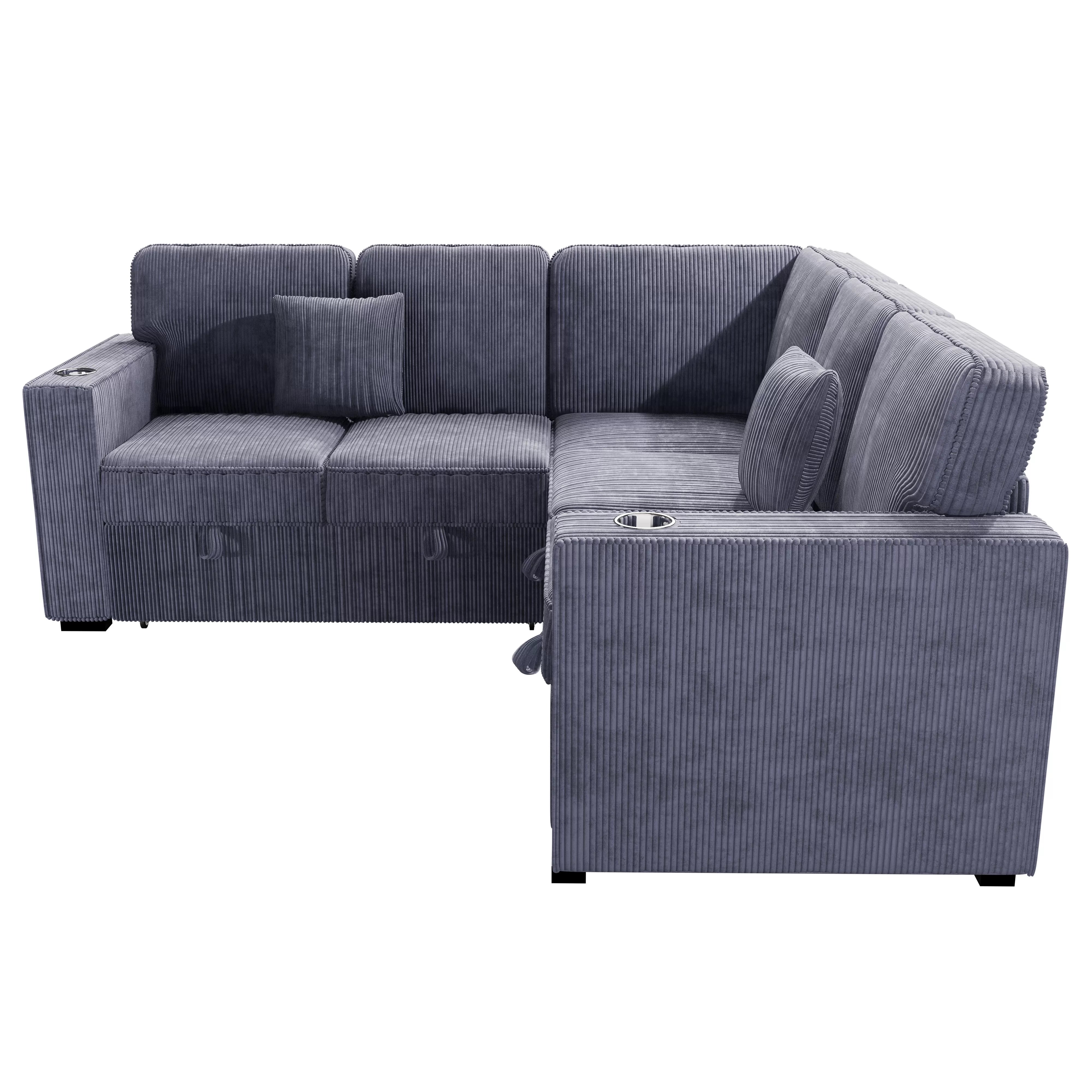 3-Piece Convertible Sectional || F8555 / F8556