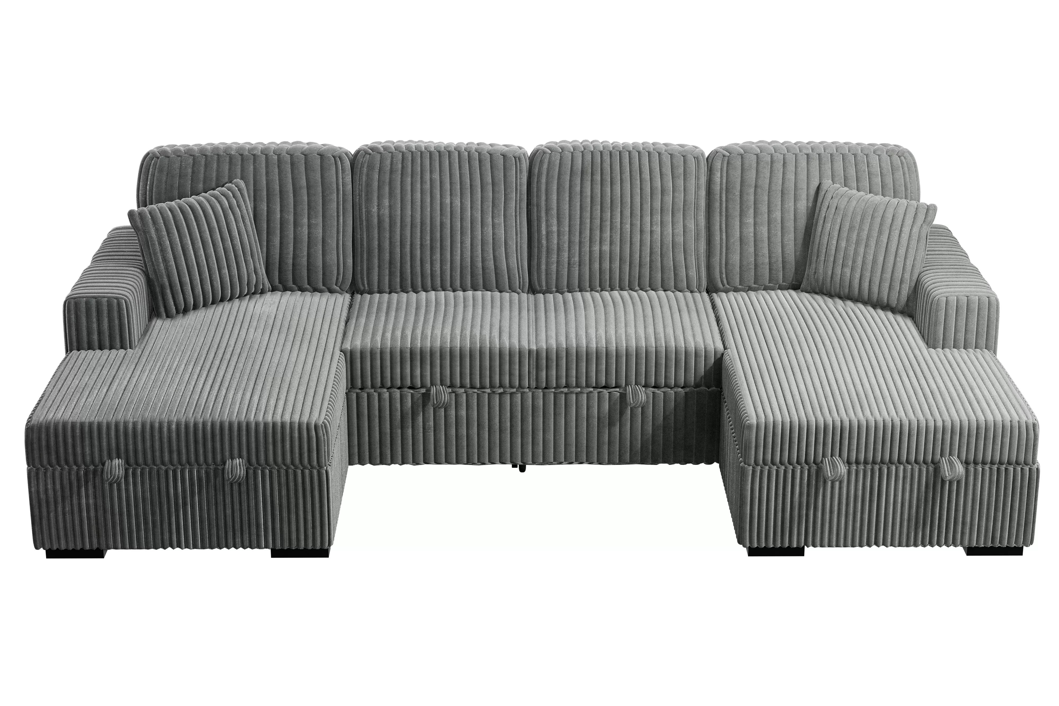 3-Piece Convertible Sectional || F8557 / F8558