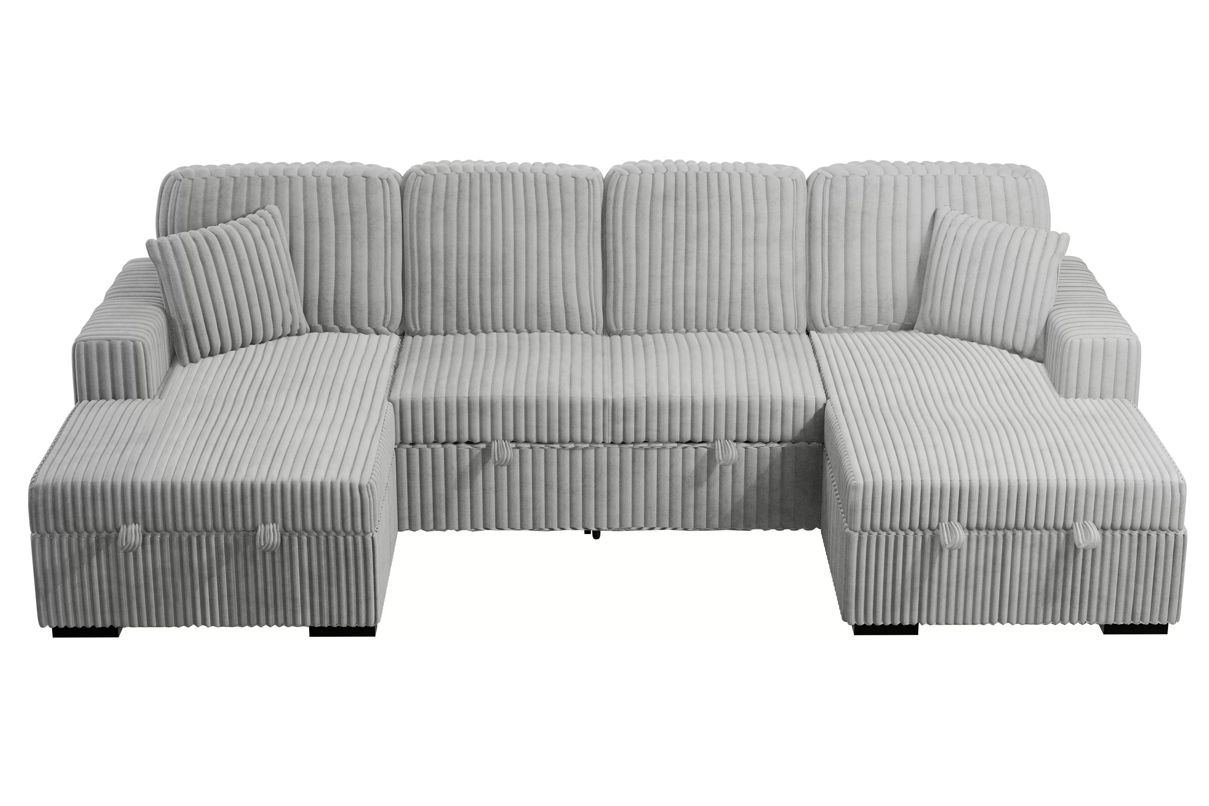 3-Piece Convertible Sectional || F8557 / F8558
